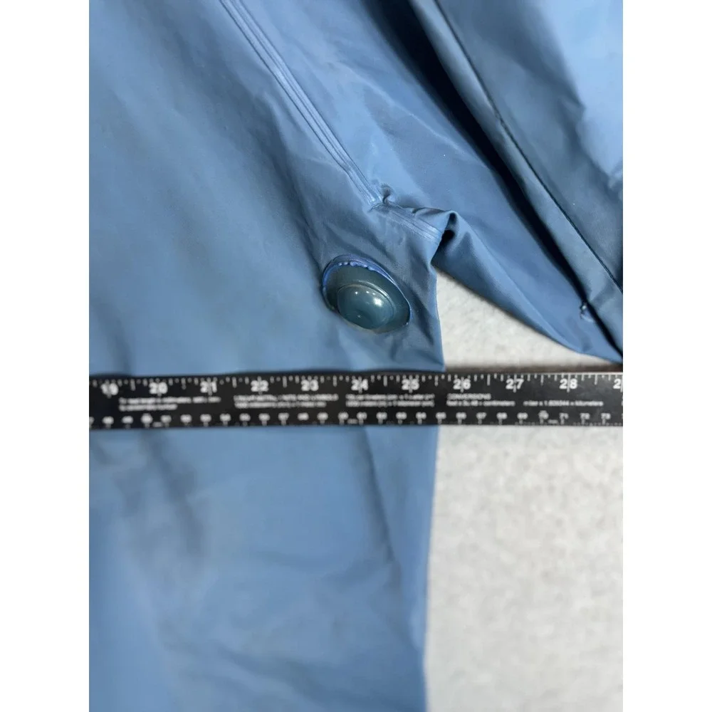 Vintage Chris Craft Rain Jacket Mens Medium Hooded Waterproof PVC Polyester 90s‎